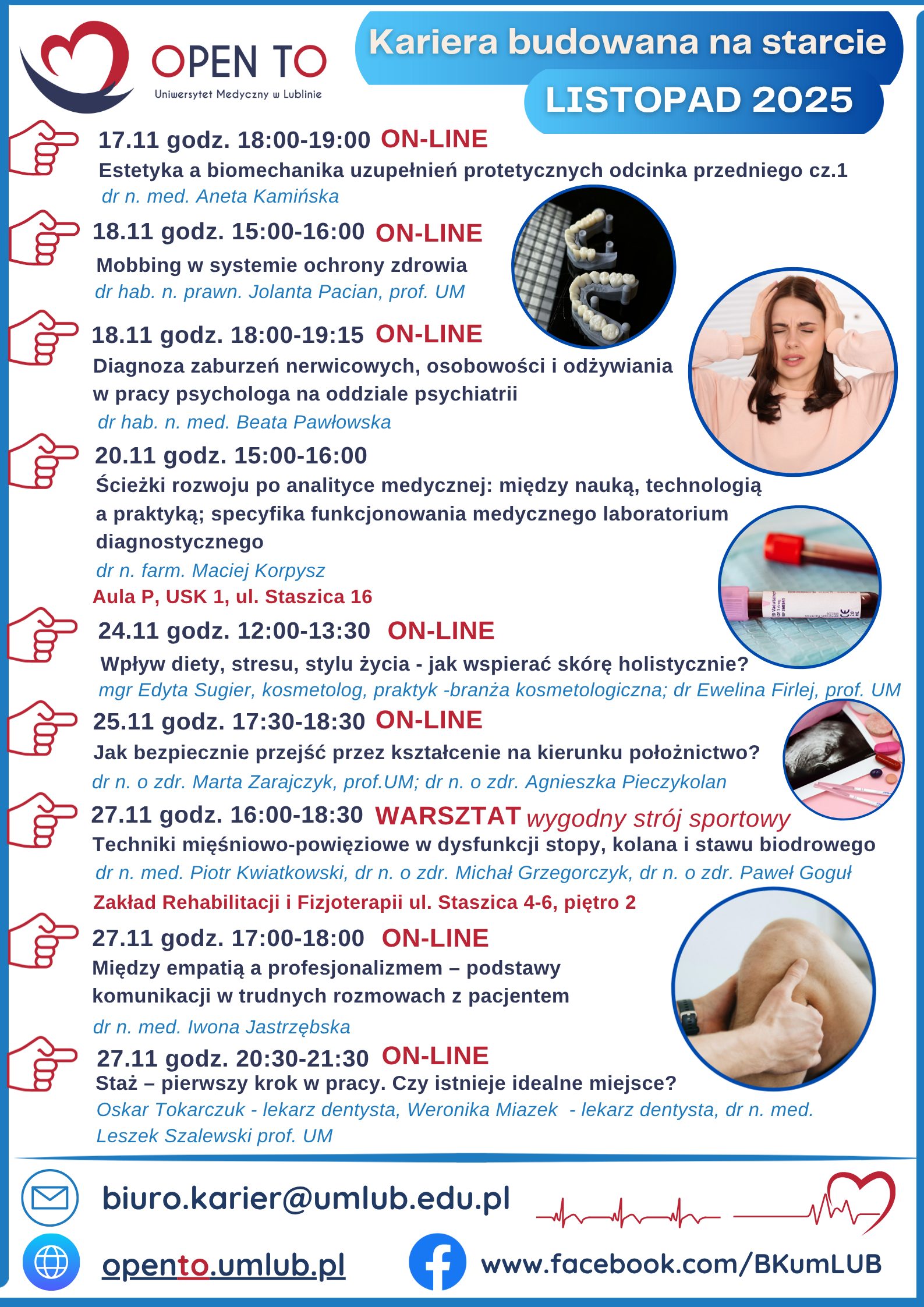 Harmonogram OpenTo na listopad 2025